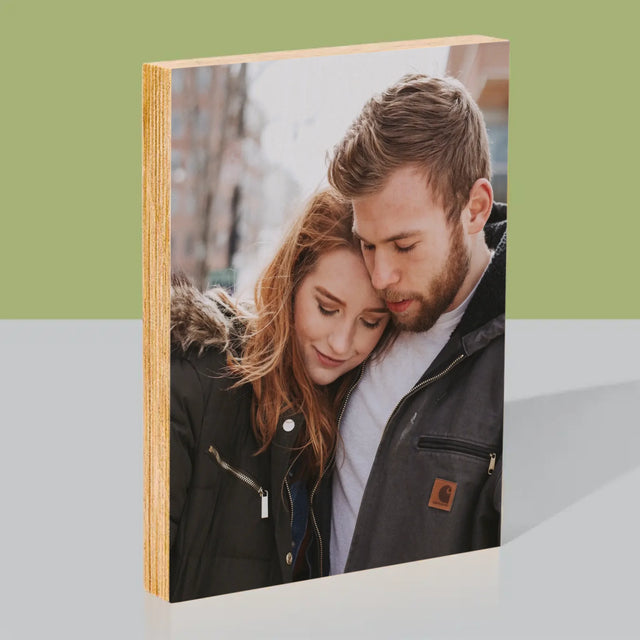 Fotka A Textem: Tvoje Fotka - Tisk Na Dřevo