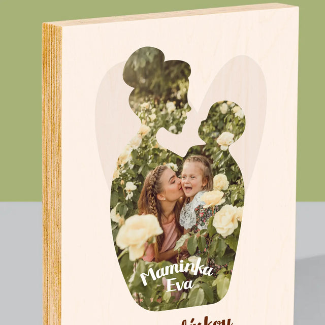 Tvar Z Fotek: Tvoje Láska - Tisk Na Dřevo