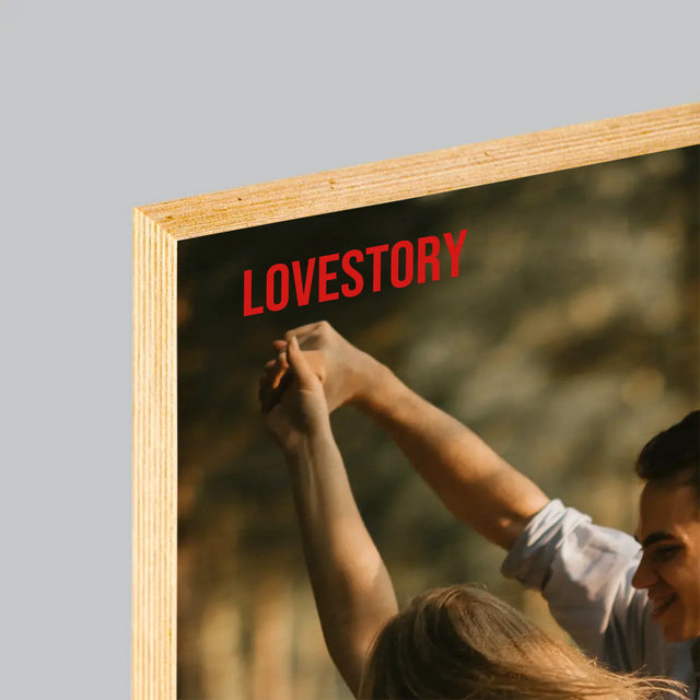 Fotka A Textem: Plakát Netflix - Tisk Na Dřevo