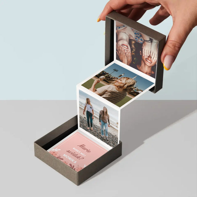 Fotokoláž: Prosba O Bytí Svědkyní - Fotoalbum Harmonika