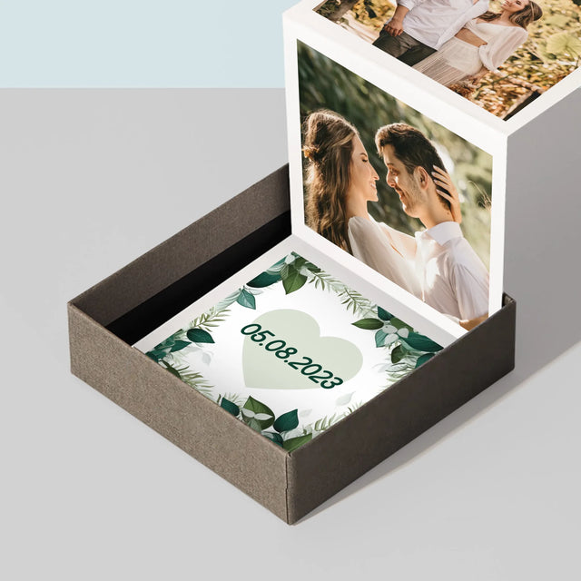 Fotokoláž: Vaše Datum - Fotoalbum Harmonika