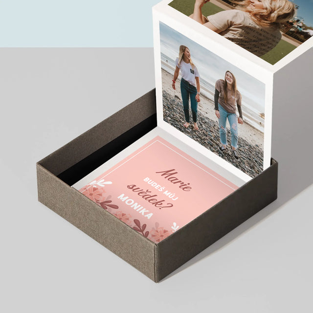 Fotokoláž: Prosba O Bytí Svědkyní - Fotoalbum Harmonika