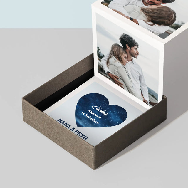 Fotokoláž: Láska Napsaná Ve Hvězdách - Fotoalbum Harmonika