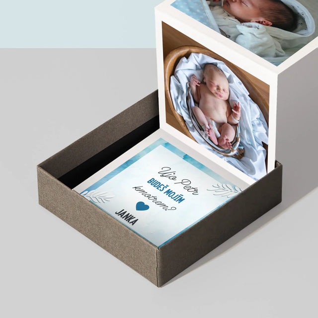 Fotokoláž: Žádost Být Kmotrem - Fotoalbum Harmonika