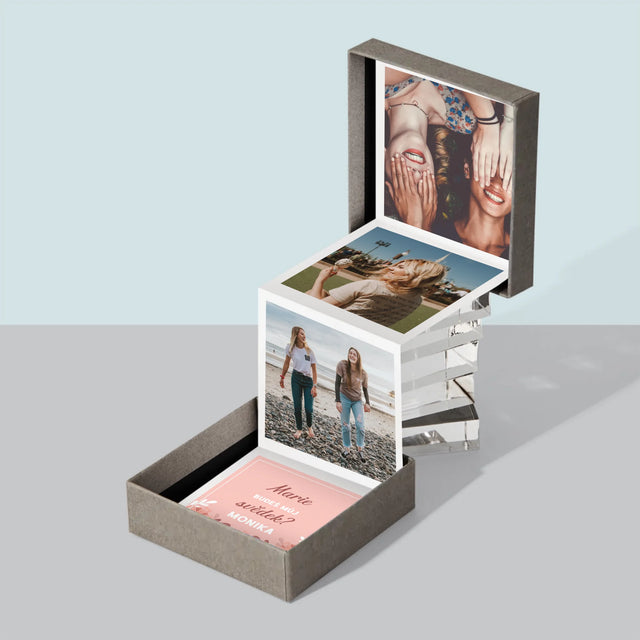 Fotokoláž: Prosba O Bytí Svědkyní - Fotoalbum Harmonika