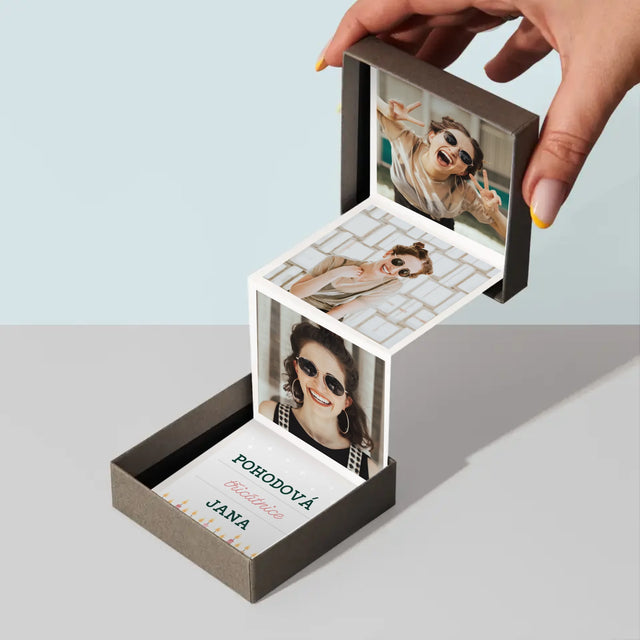 Fotokoláž: Pohodová Třicátnice - Fotoalbum Harmonika