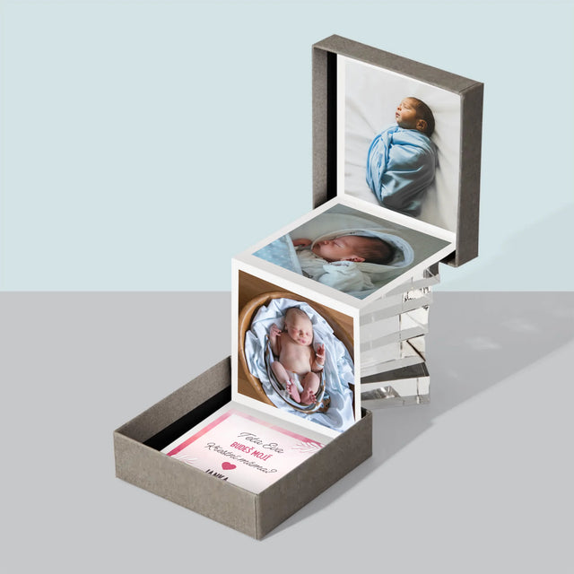 Fotokoláž: Žádost Být Kmotrou - Fotoalbum Harmonika