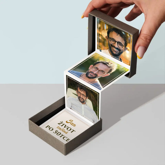 Fotokoláž: Život Začíná Po 50Tce - Fotoalbum Harmonika