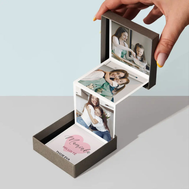 Fotokoláž: Maminka - Fotoalbum Harmonika