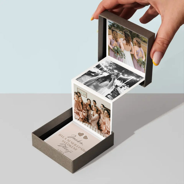 Fotokoláž: Děkovná Koláž Pro Svědka - Fotoalbum Harmonika