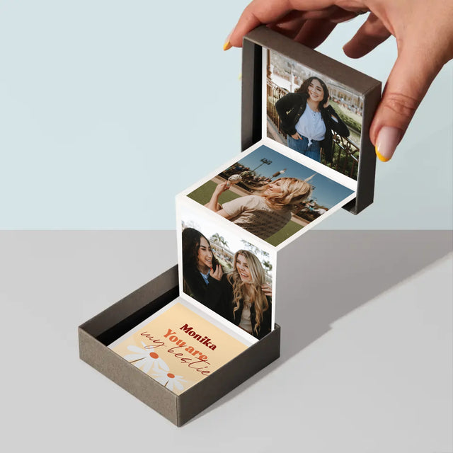 Fotokoláž: Fotky Besties - Fotoalbum Harmonika