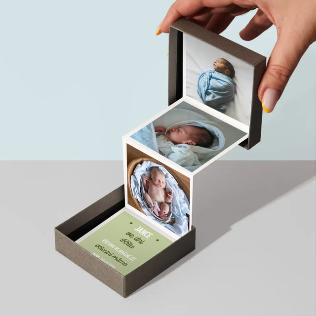 Fotokoláž: Ke Křtu - Fotoalbum Harmonika