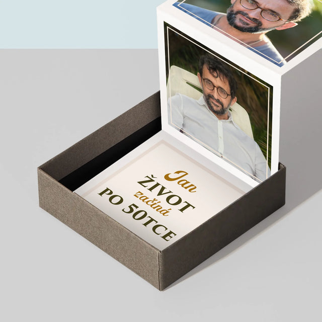 Fotokoláž: Život Začíná Po 50Tce - Fotoalbum Harmonika