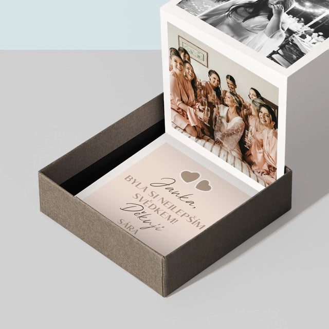 Fotokoláž: Děkovná Koláž Pro Svědka - Fotoalbum Harmonika