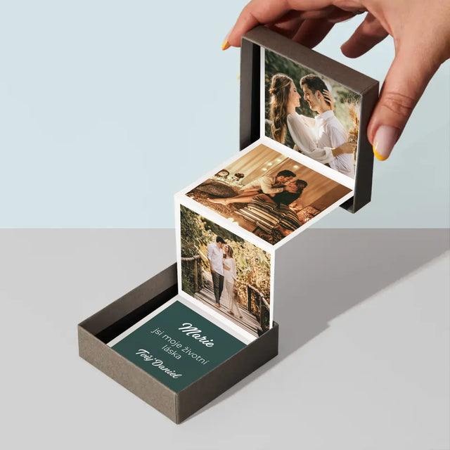 Fotokoláž: Koláž Milostná - Fotoalbum Harmonika