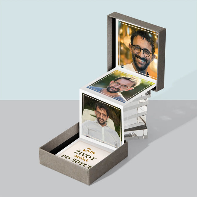 Fotokoláž: Život Začíná Po 50Tce - Fotoalbum Harmonika