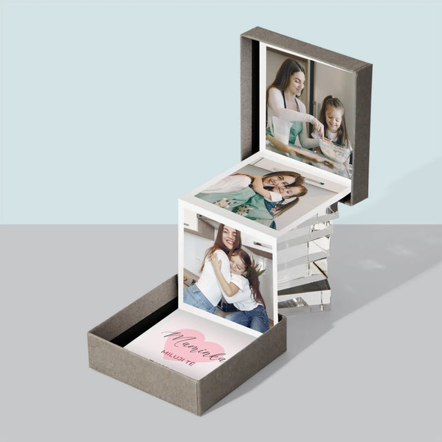 Fotokoláž: Maminka - Fotoalbum Harmonika