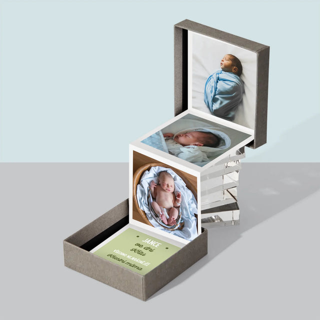 Fotokoláž: Ke Křtu - Fotoalbum Harmonika