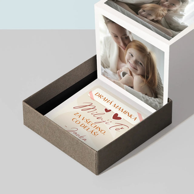 Fotokoláž: Miluji Tě Mami - Fotoalbum Harmonika