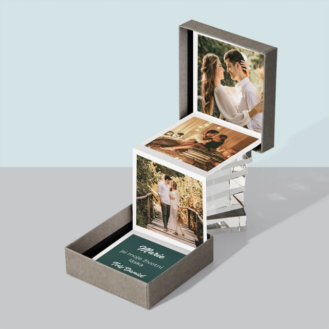 Fotokoláž: Koláž Milostná - Fotoalbum Harmonika