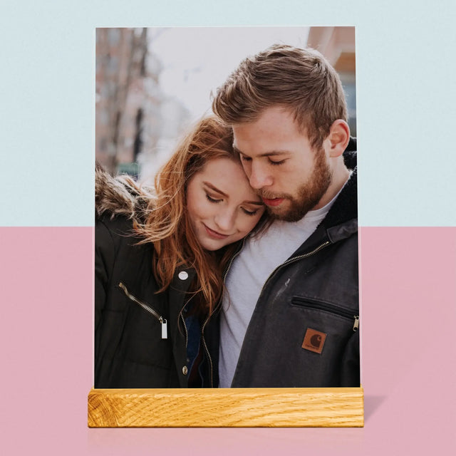 Fotka A Textem: Tvoje Fotka - Tisk Na Akrylovém Skle