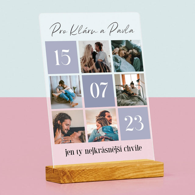 Fotokoláž: Nejlepší Chvíle - Tisk Na Akrylovém Skle