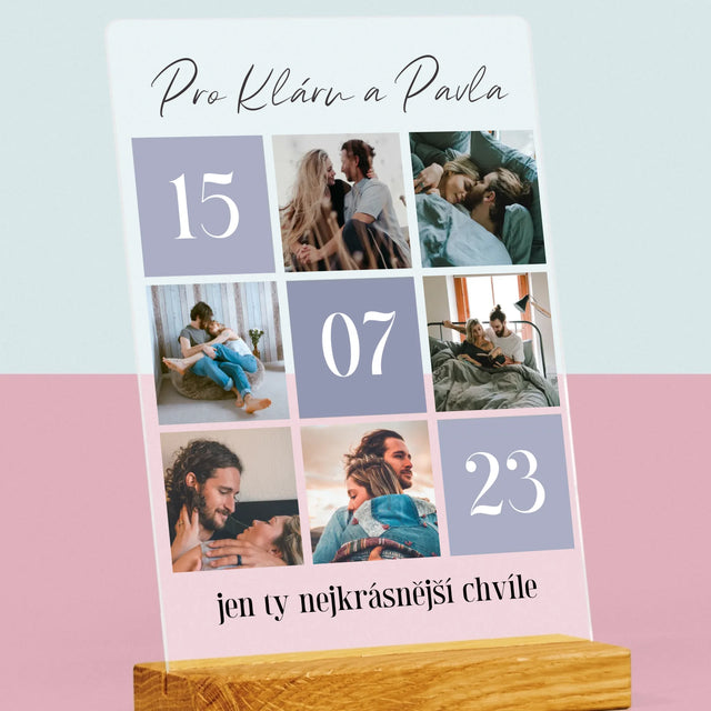 Fotokoláž: Nejlepší Chvíle - Tisk Na Akrylovém Skle