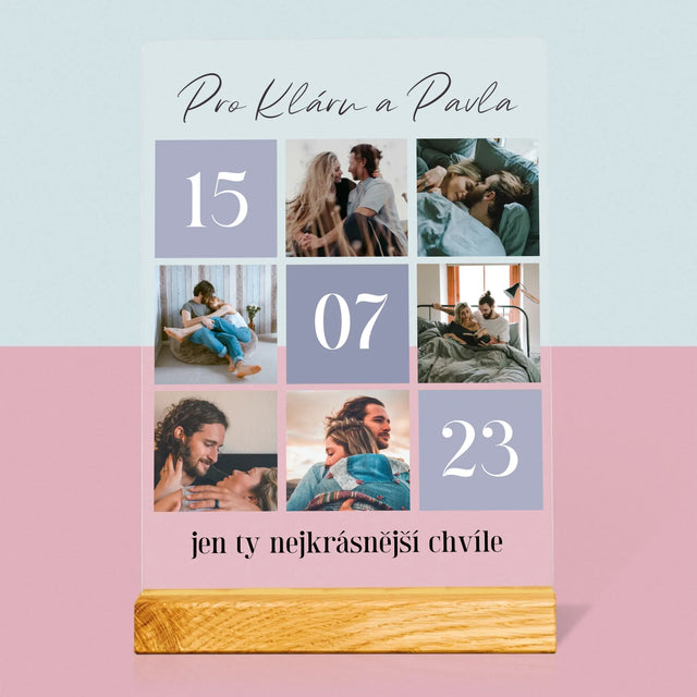 Fotokoláž: Nejlepší Chvíle - Tisk Na Akrylovém Skle