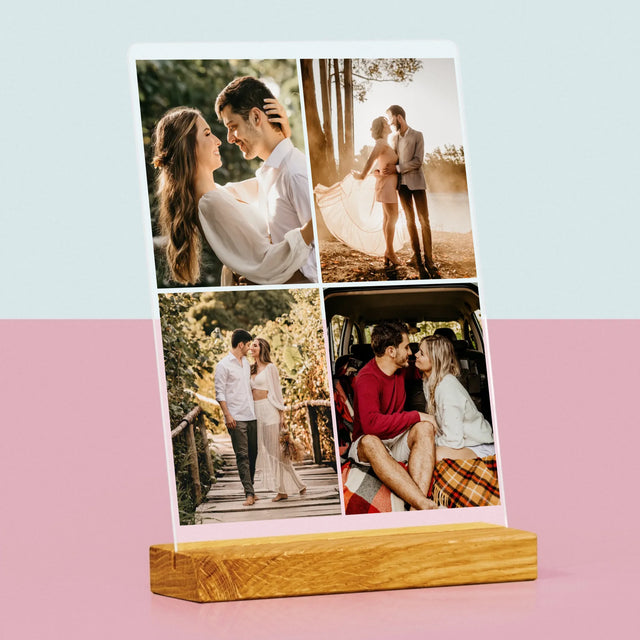 Fotokoláž: 4 Fotky - Tisk Na Akrylovém Skle