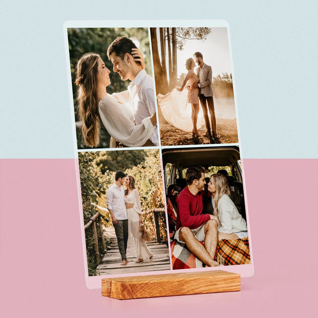 Fotokoláž: 4 Fotky - Tisk Na Akrylovém Skle