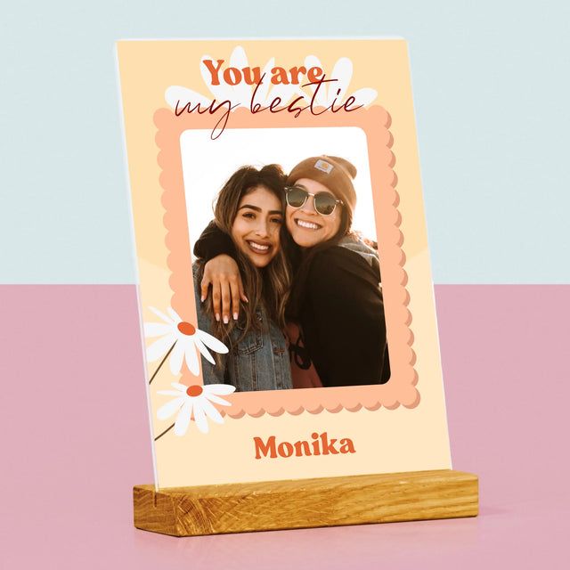 Fotokoláž: Fotky Besties - Tisk Na Akrylovém Skle