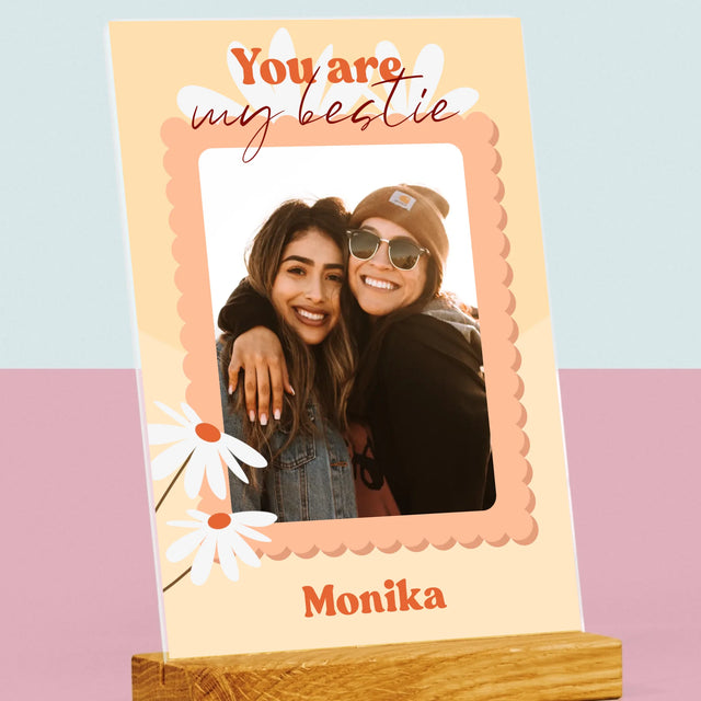 Fotokoláž: Fotky Besties - Tisk Na Akrylovém Skle