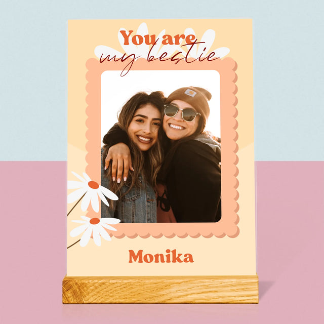 Fotokoláž: Fotky Besties - Tisk Na Akrylovém Skle