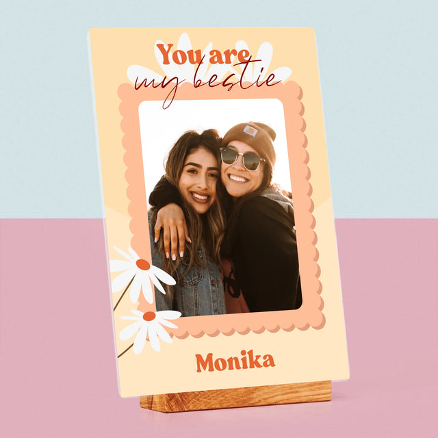 Fotokoláž: Fotky Besties - Tisk Na Akrylovém Skle