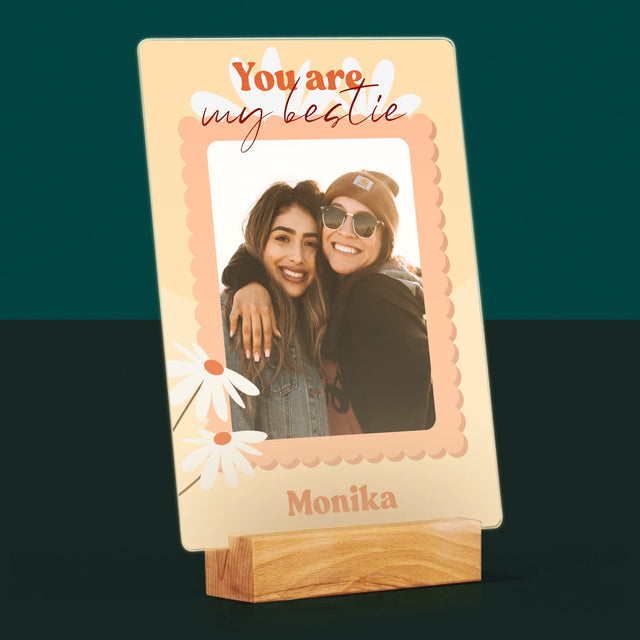 Fotokoláž: Fotky Besties - Tisk Na Akrylovém Skle