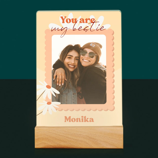 Fotokoláž: Fotky Besties - Tisk Na Akrylovém Skle