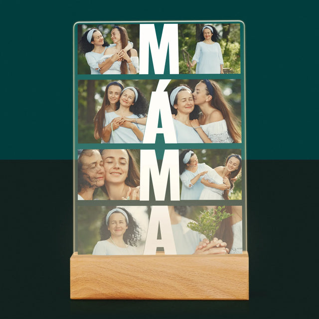 Fotokoláž: Máma Fotokoláž - Tisk Na Akrylovém Skle