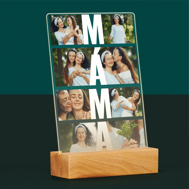 Fotokoláž: Máma Fotokoláž - Tisk Na Akrylovém Skle