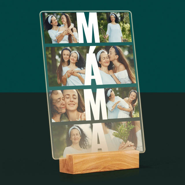 Fotokoláž: Máma Fotokoláž - Tisk Na Akrylovém Skle