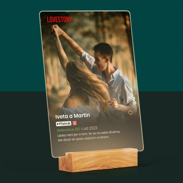 Fotka A Textem: Plakát Netflix - Tisk Na Akrylovém Skle