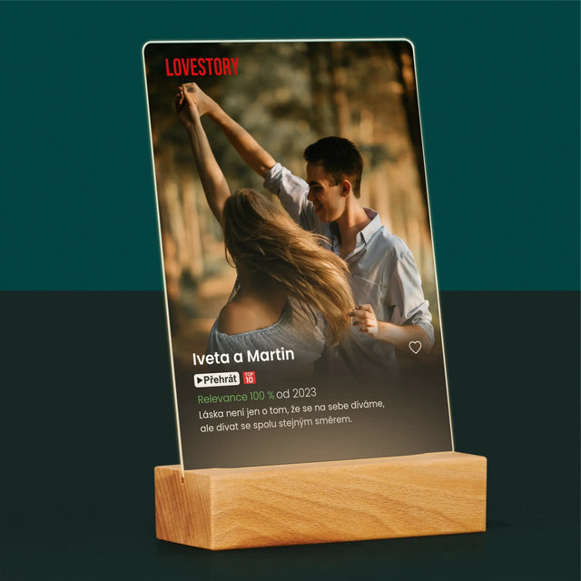 Fotka A Textem: Plakát Netflix - Tisk Na Akrylovém Skle