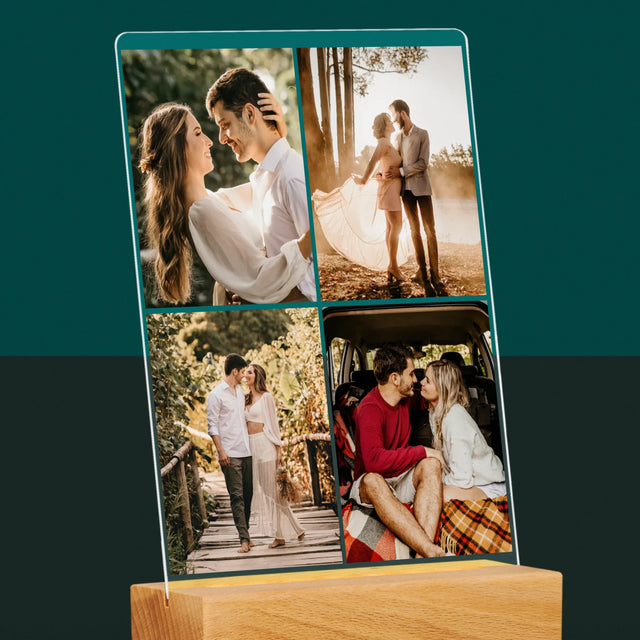 Fotokoláž: 4 Fotky - Tisk Na Akrylovém Skle