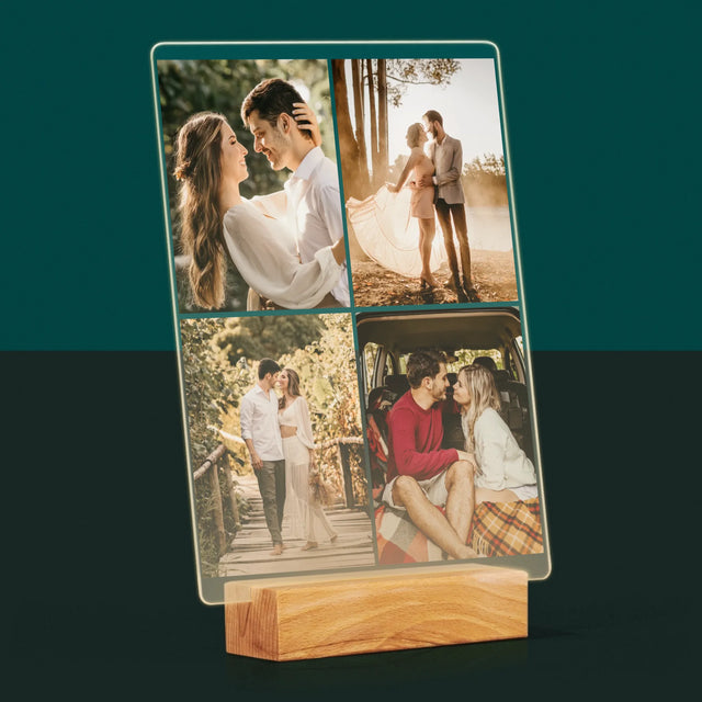 Fotokoláž: 4 Fotky - Tisk Na Akrylovém Skle