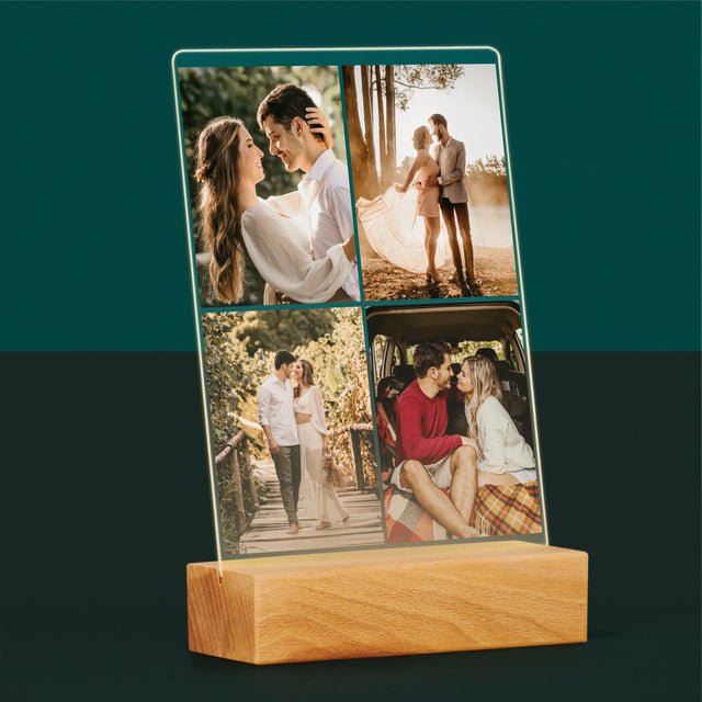 Fotokoláž: 4 Fotky - Tisk Na Akrylovém Skle