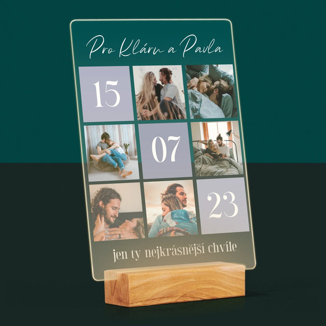 Fotokoláž: Nejlepší Chvíle - Tisk Na Akrylovém Skle