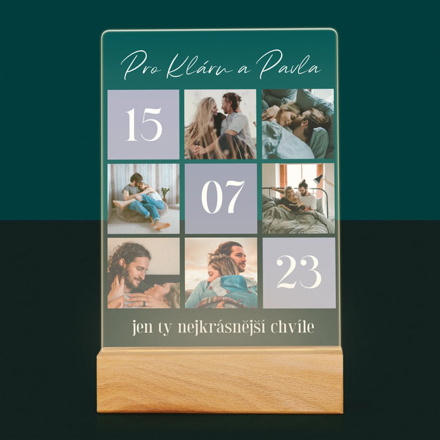 Fotokoláž: Nejlepší Chvíle - Tisk Na Akrylovém Skle