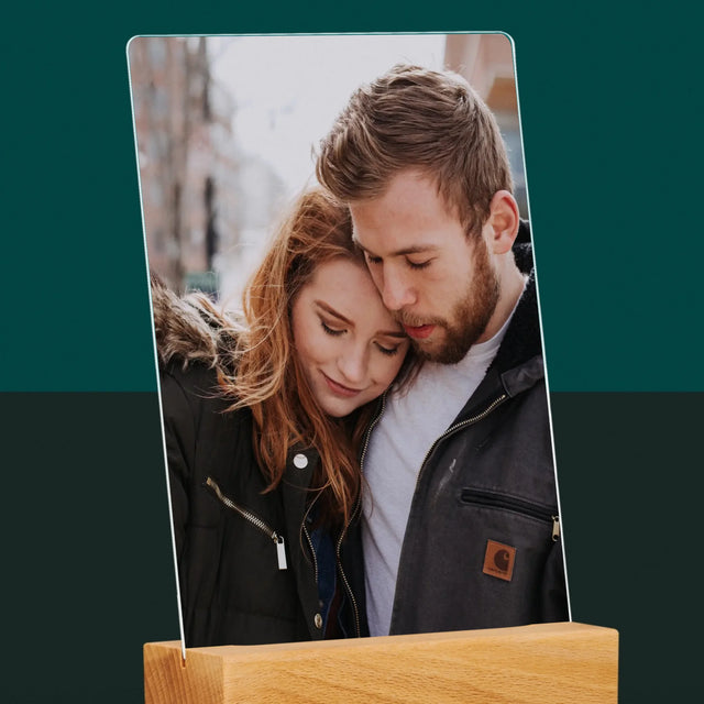 Fotka A Textem: Tvoje Fotka - Tisk Na Akrylovém Skle