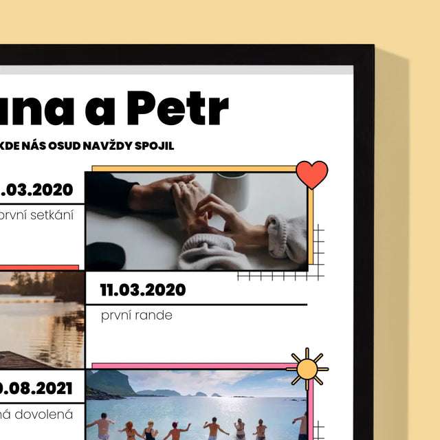 Náš Příběh: Spojeni Osudem - Tisk V Rámečku