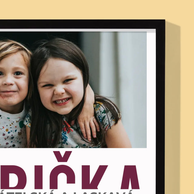 Fotokoláž: Babička - Tisk V Rámečku