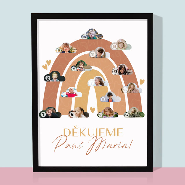 Fotokoláž: Pro Učitele Duha - Tisk V Rámečku